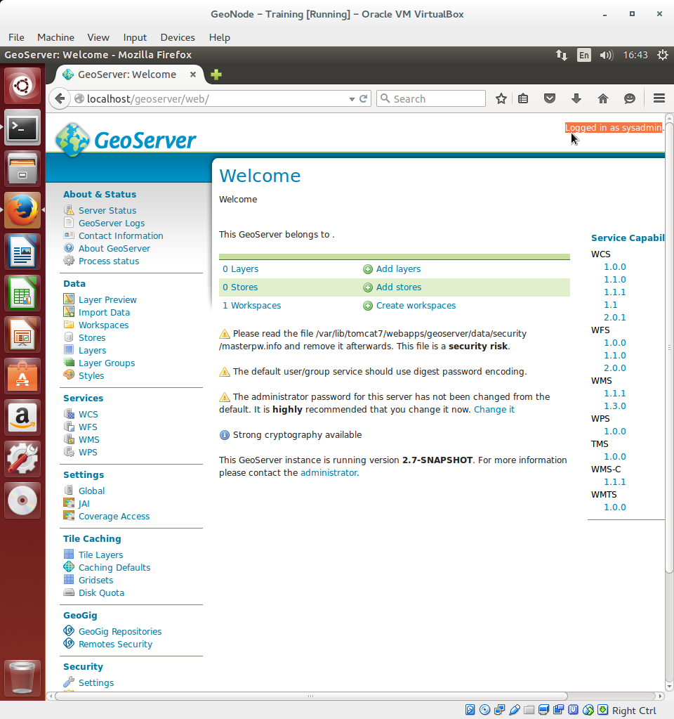 GeoServer Admin