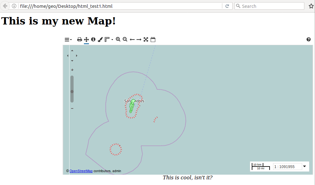 HTML Embedded Map
